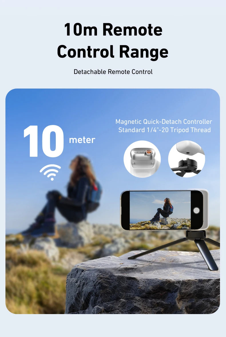 Magnetic Smartphone Camera Hand Grip & Bluetooth Shutter