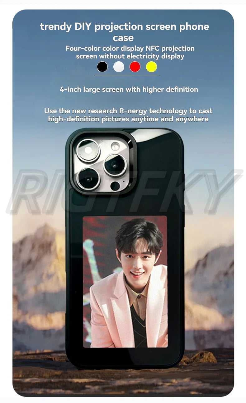 NFC Smart E-Ink Phone Case (For iPhone 12 to 17 Series)