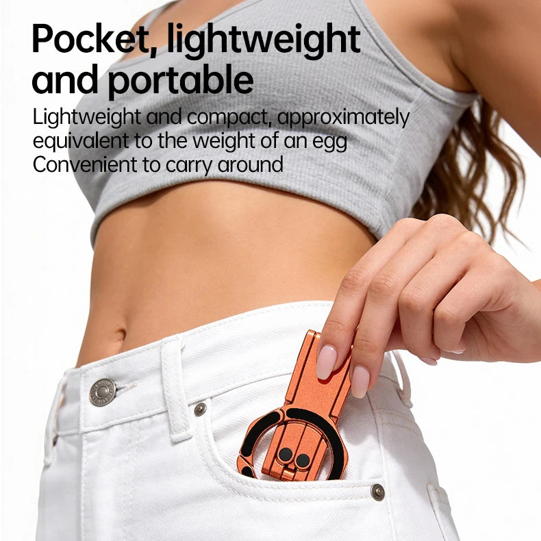 Ultra-Slim Foldable Magnetic Phone Tripod Stand