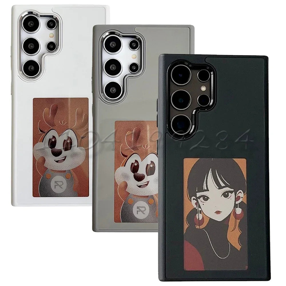 NFC Smart E-Ink Phone Case (For Samsung Galaxy S24/S23 Ultra)