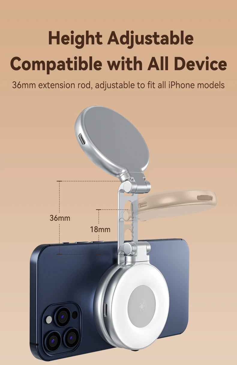 Magnetic Smartphone Camera Hand Grip & Bluetooth Shutter