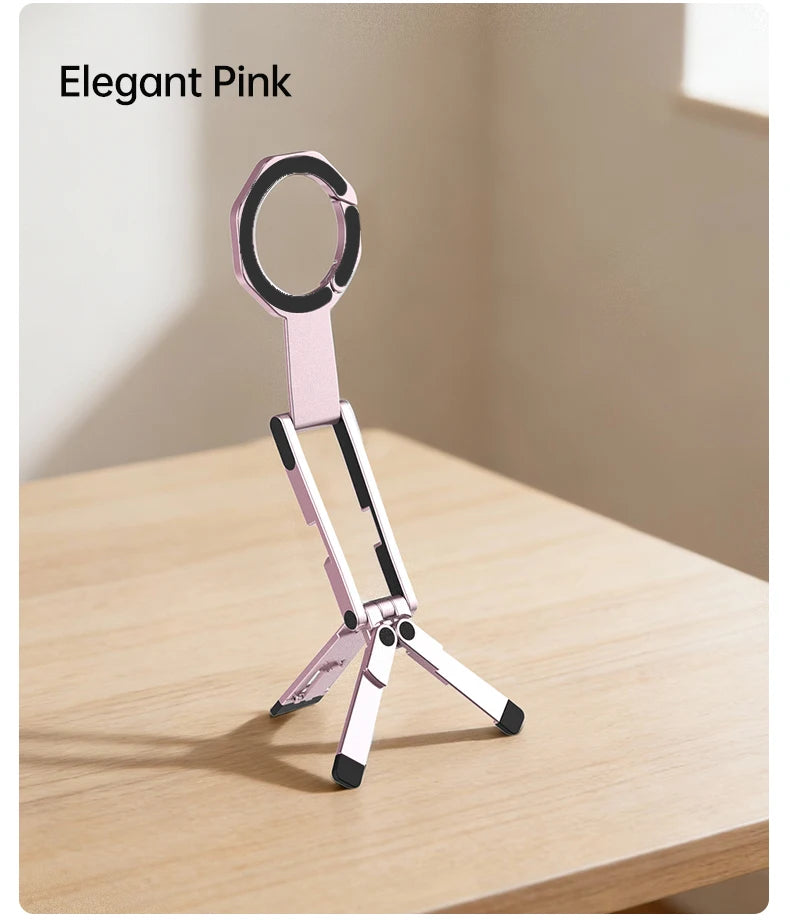 Ultra-Slim Foldable Magnetic Phone Tripod Stand