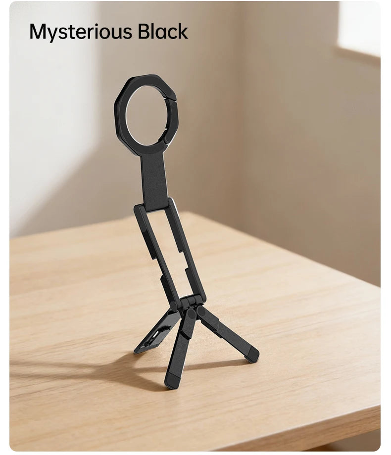 Ultra-Slim Foldable Magnetic Phone Tripod Stand