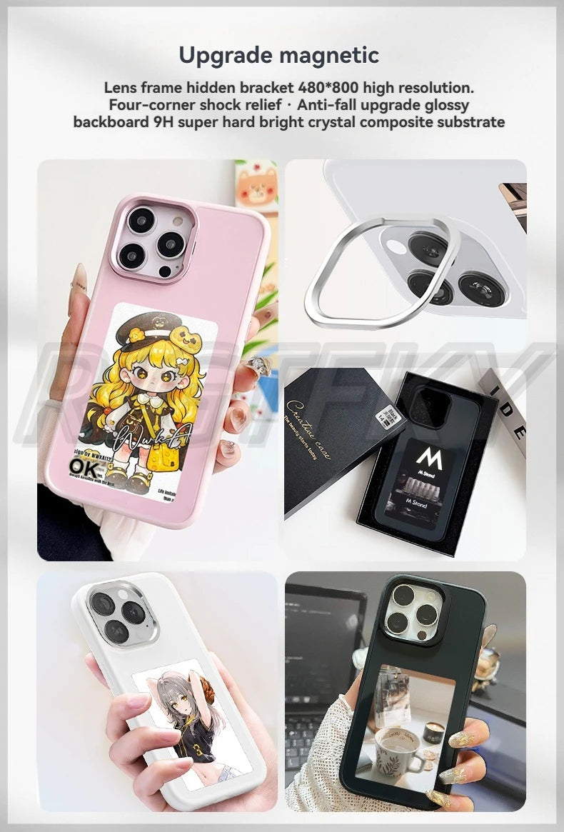 NFC Smart E-Ink Phone Case (For iPhone 12 to 17 Series)