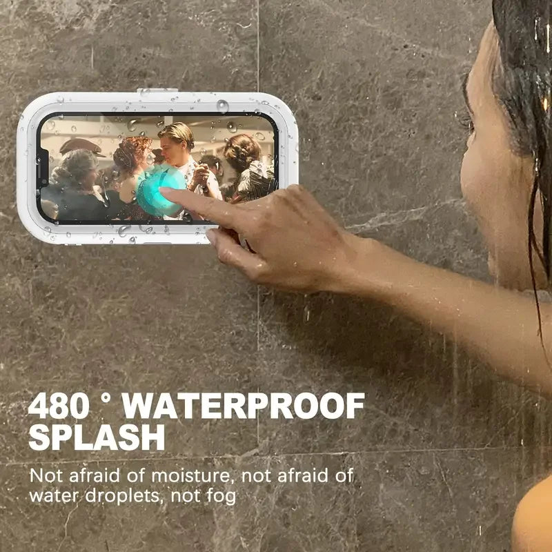 Waterproof Anti-Fog Shower Phone Holder