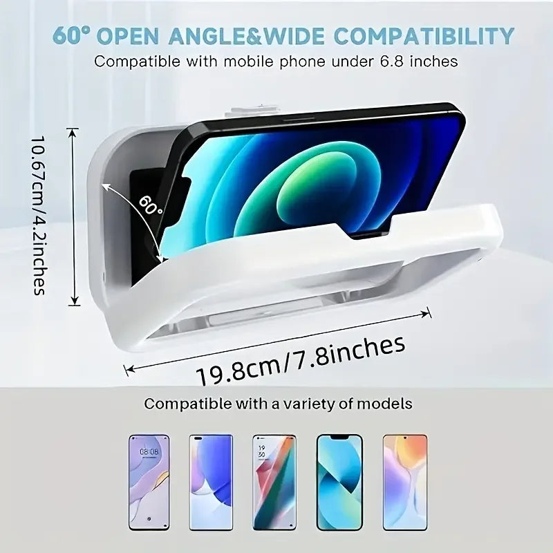 Waterproof Anti-Fog Shower Phone Holder