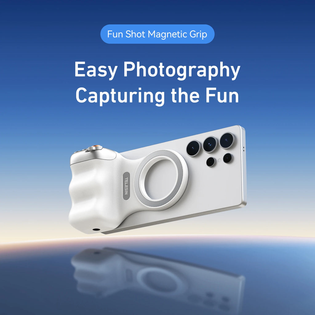 Magnetic Smartphone Camera Hand Grip & Bluetooth Shutter