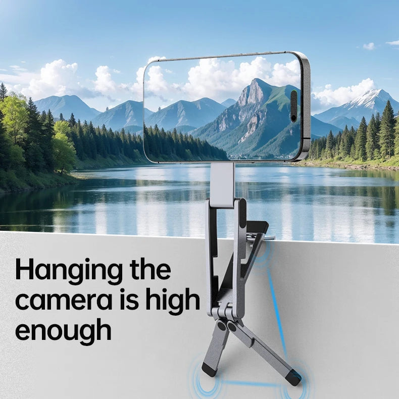 Ultra-Slim Foldable Magnetic Phone Tripod Stand