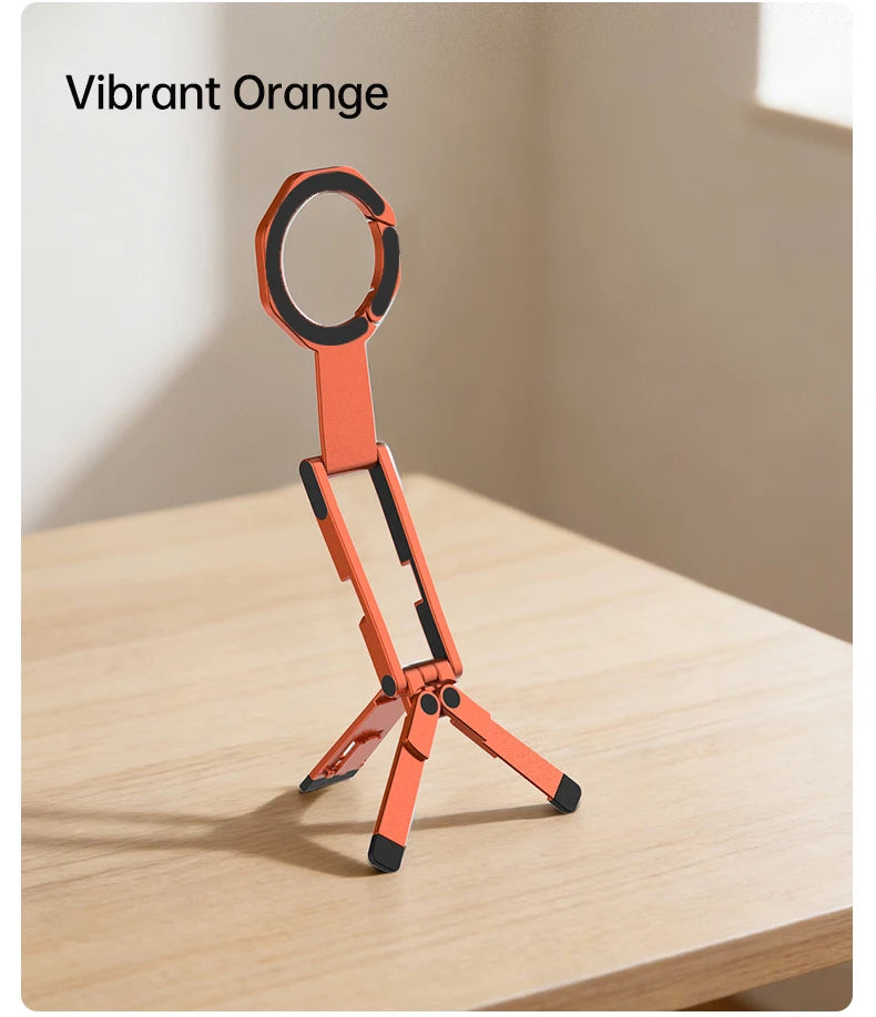 Ultra-Slim Foldable Magnetic Phone Tripod Stand
