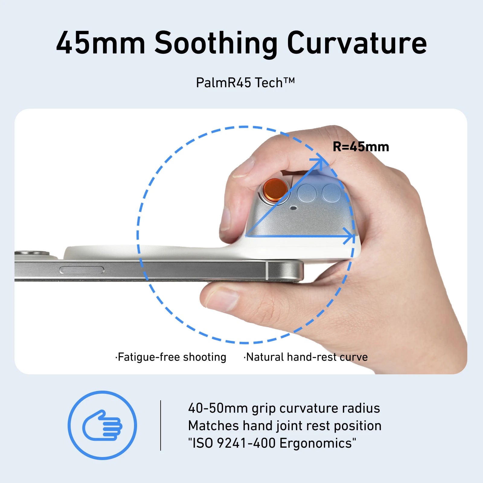 Magnetic Smartphone Camera Hand Grip & Bluetooth Shutter