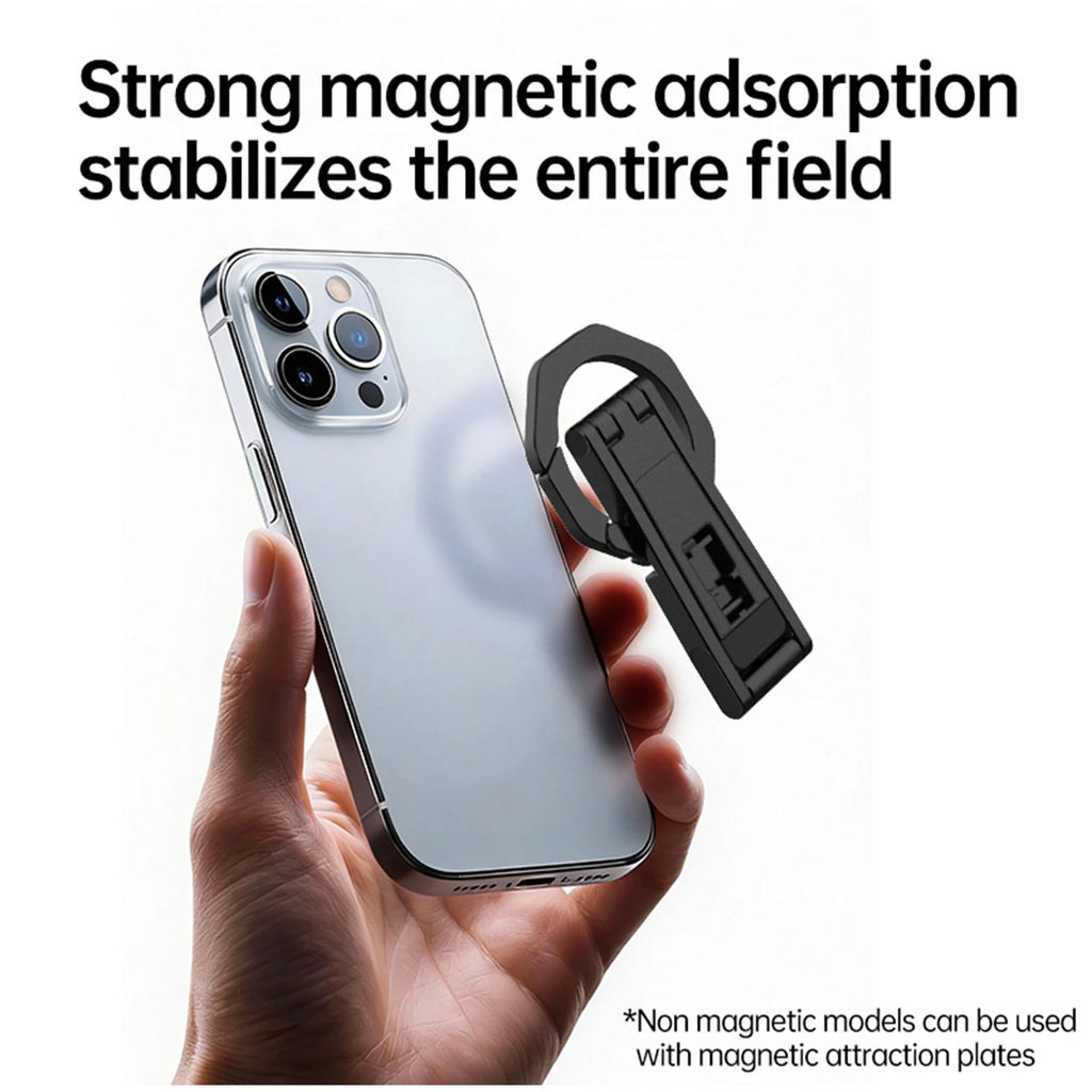 Ultra-Slim Foldable Magnetic Phone Tripod Stand