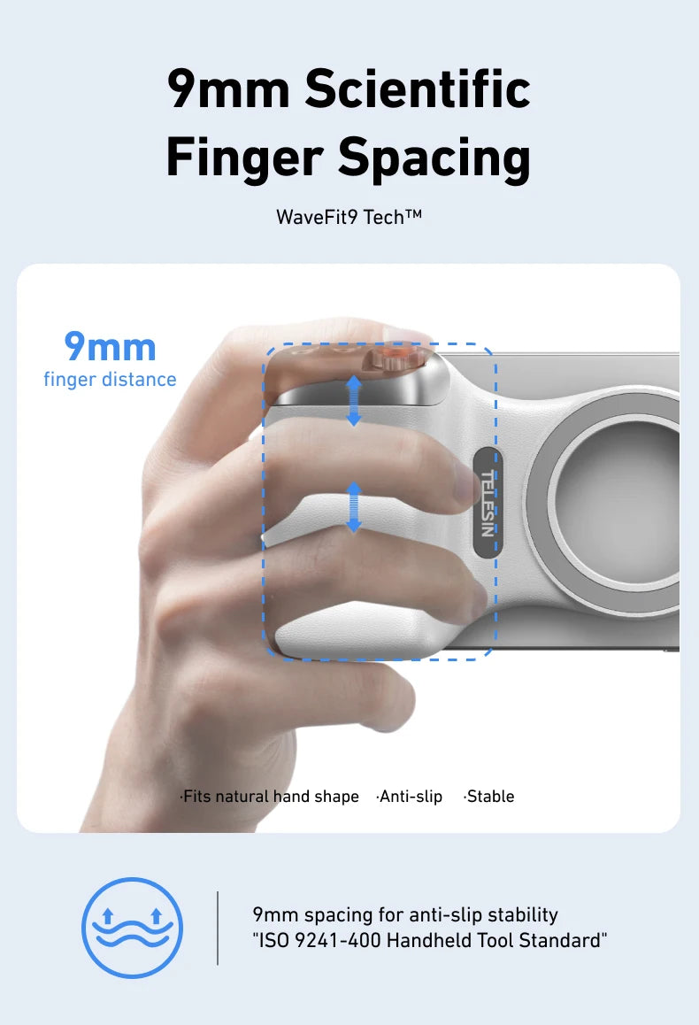 Magnetic Smartphone Camera Hand Grip & Bluetooth Shutter