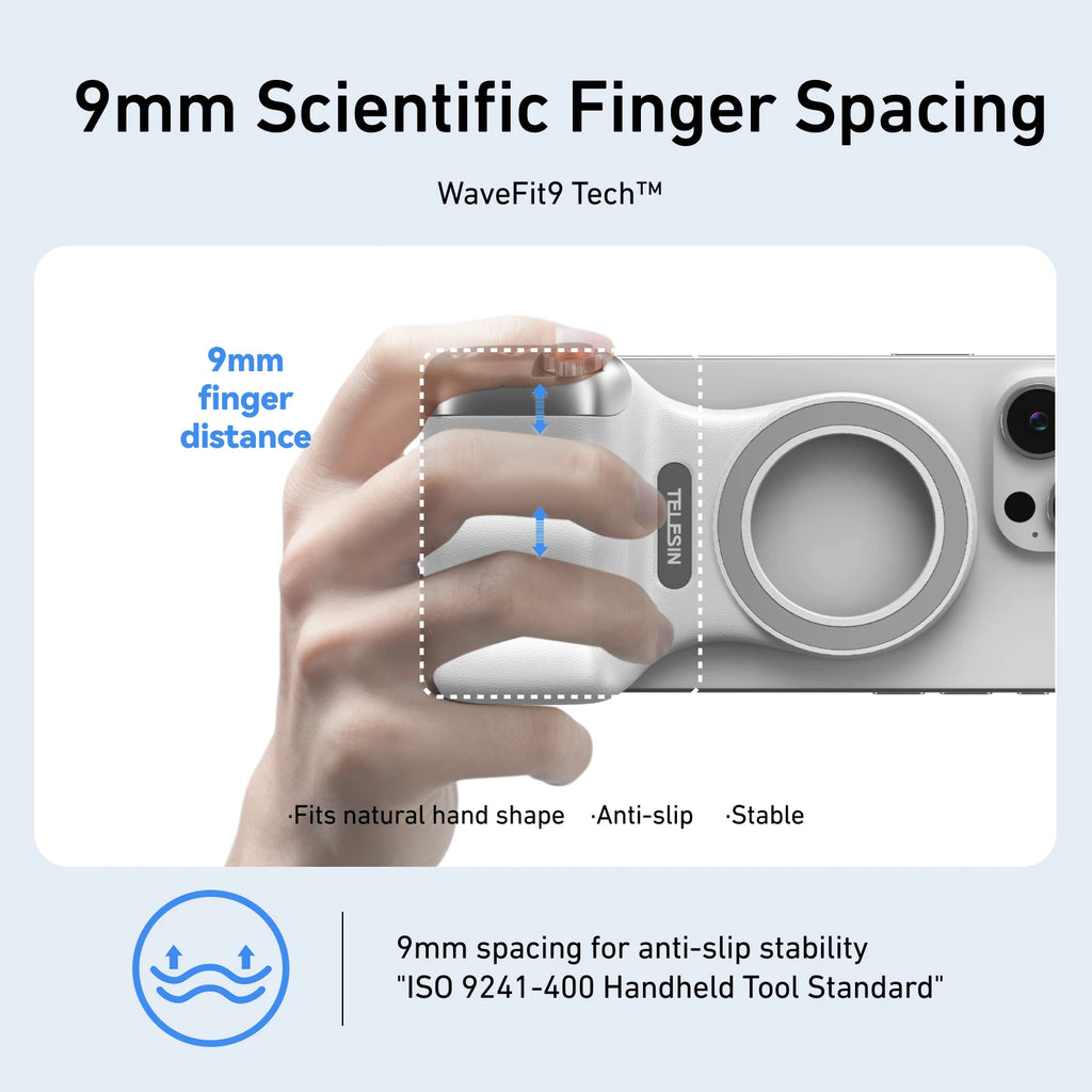 Magnetic Smartphone Camera Hand Grip & Bluetooth Shutter