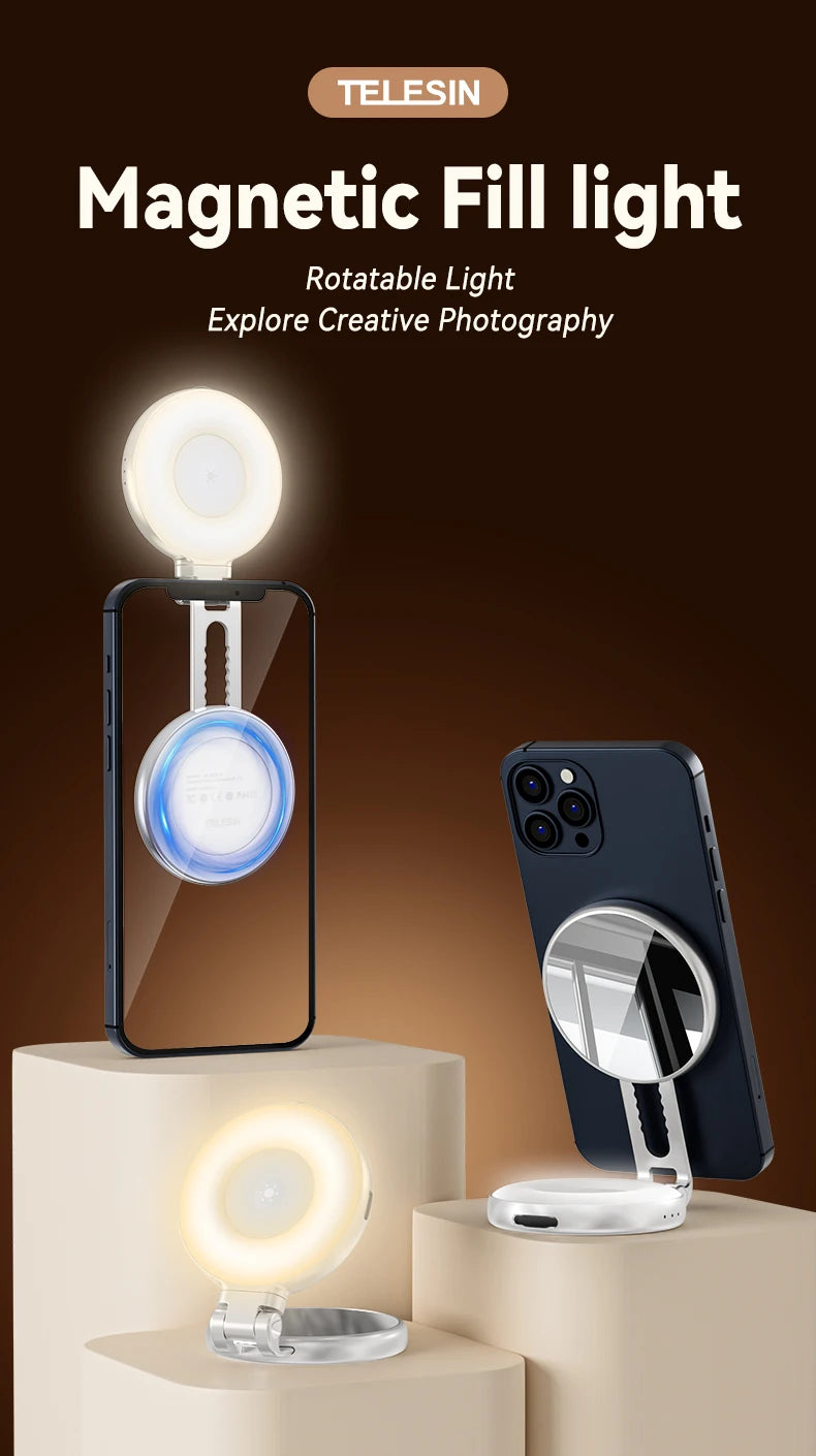 Magnetic Smartphone Camera Hand Grip & Bluetooth Shutter