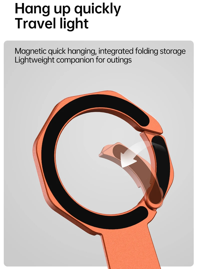 Ultra-Slim Foldable Magnetic Phone Tripod Stand